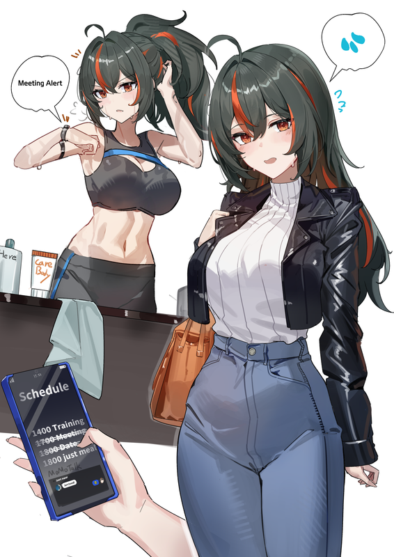 zhu yuan zenless zone zero drawn by maanu b2f44e5e8881233ac82d6c4e4db60606