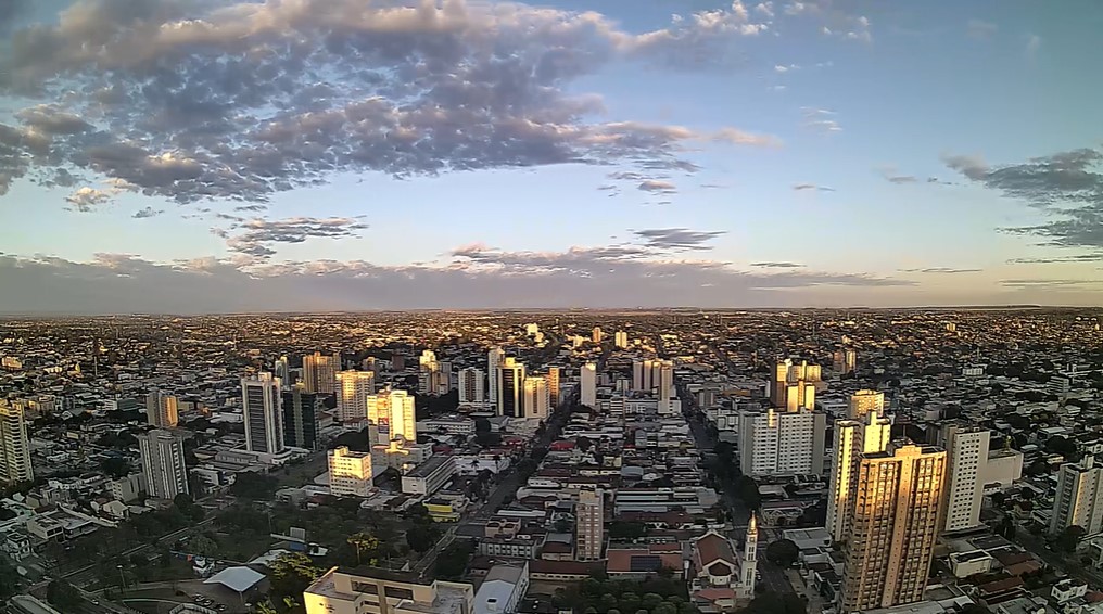 Campo Grande nesta manhã de quarta-feira, 21