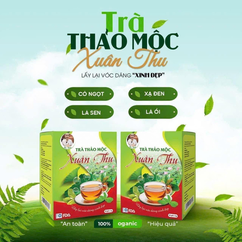 Thành phần trà thảo mộc Xuân Thu