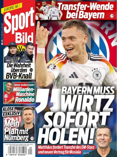 Cover: Sport Bild Magazin No 25 vom 19  Juni 2024