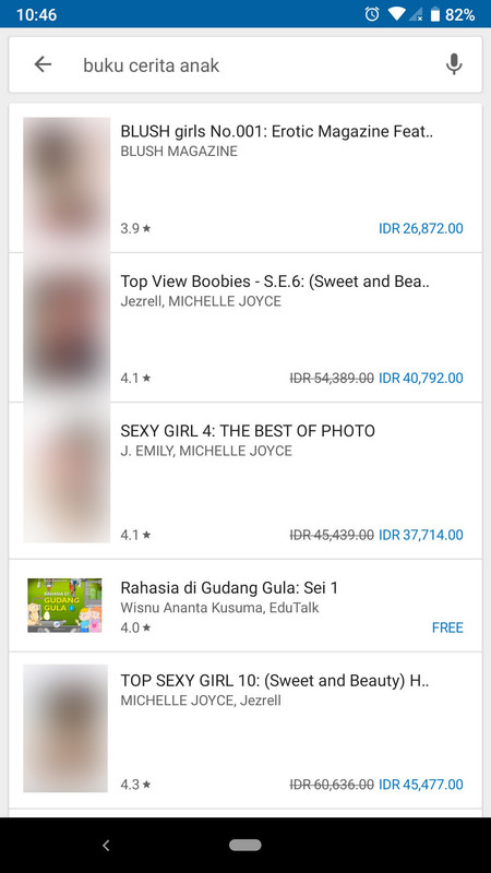 Konten vulgar dengan kata kunci buku cerita anak