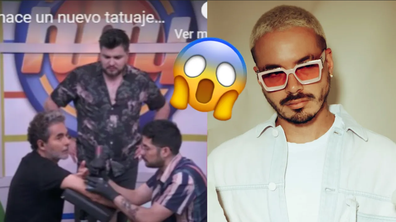 Loco por J Balvin: Colaborador del programa Hoy se hace peculiar tatuaje en vivo