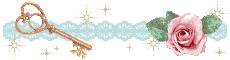 Border key and flower