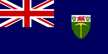 Half Crown 1951. Southern Rhodesia. Dedicado al amante de las banderas. Zw-rhodb1