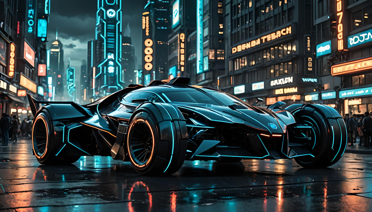 Tron Inspired Batmobile V2