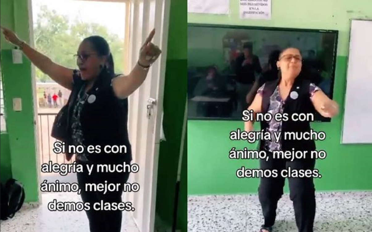 Maestra se vuelve viral por el método que utiliza para animar a sus alumnos