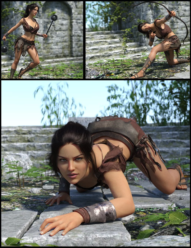 i3D Heroism Poses for Genesis 8 Female(s)