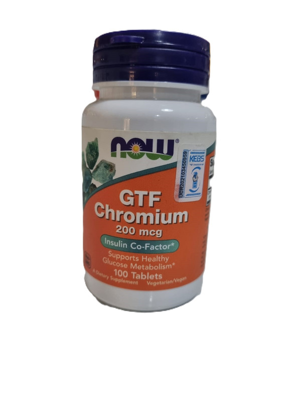 Now Gtf Chromium 200Mcg 100S