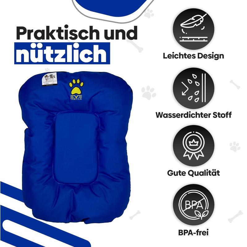 EVE Textile® cama para mascotas cama para perros cama para gatos cesta para perros cesta para gatos estera pequeña - Imagen 9 de 22