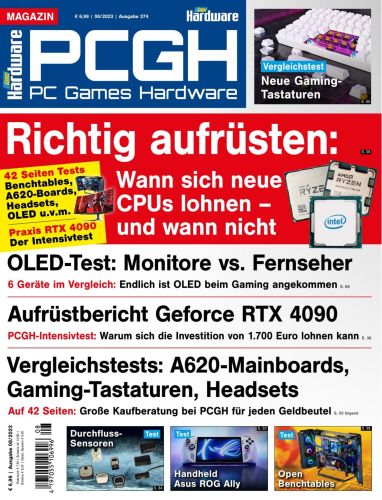 Cover: Pc Games Hardware Magazin No 08 August 2023