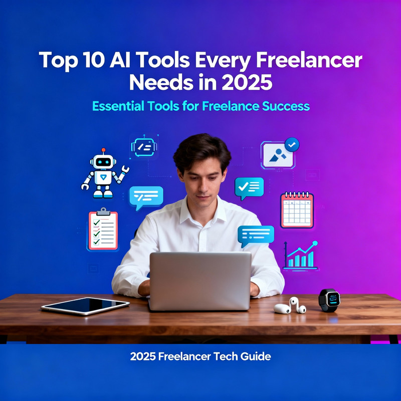 Top 10 AI Tools Every Freelancer Needs in 2025
