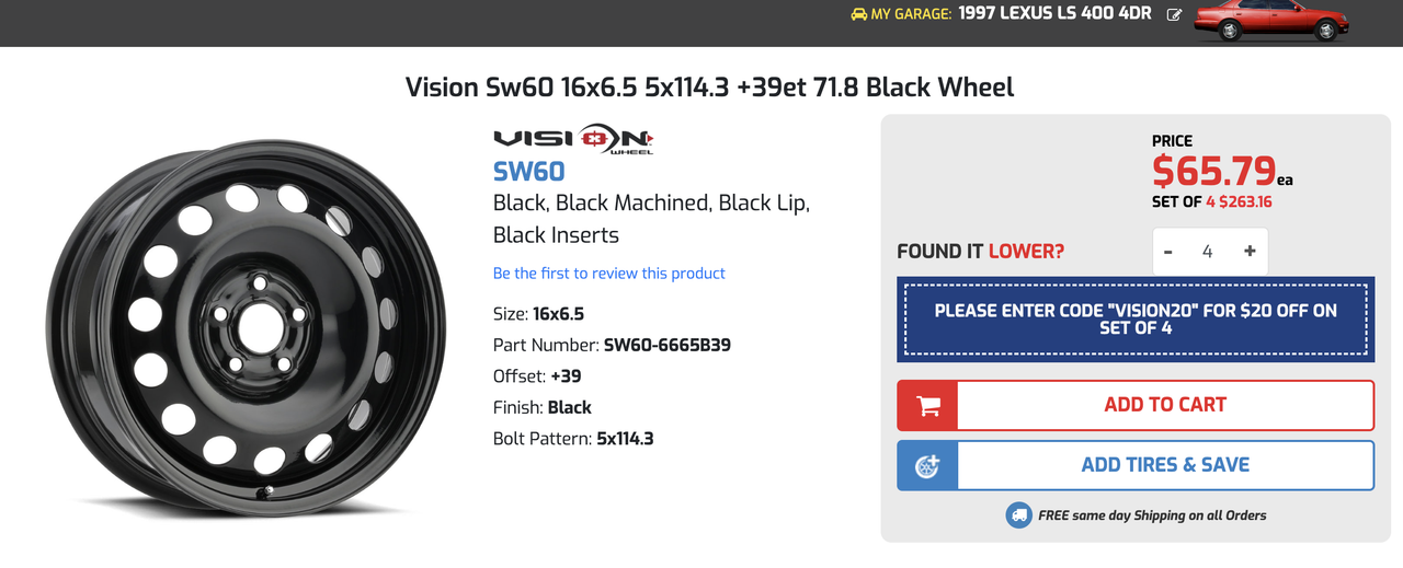 Ls400 Stud Pattern Help finding similar LS400 Hubcaps? 16