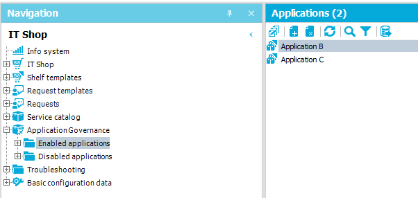 Enabled applications