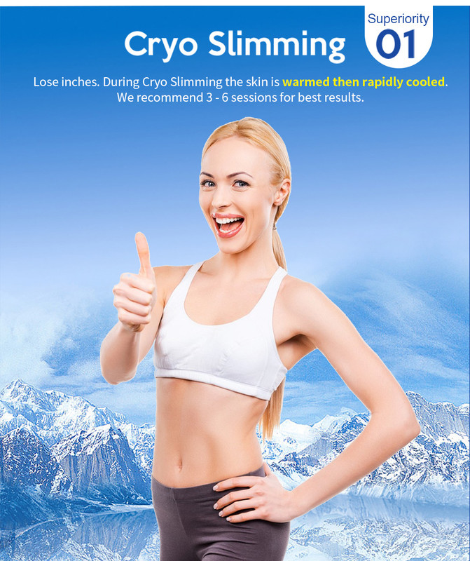 Cryo slimming: warm then rapidly cool to lose inches