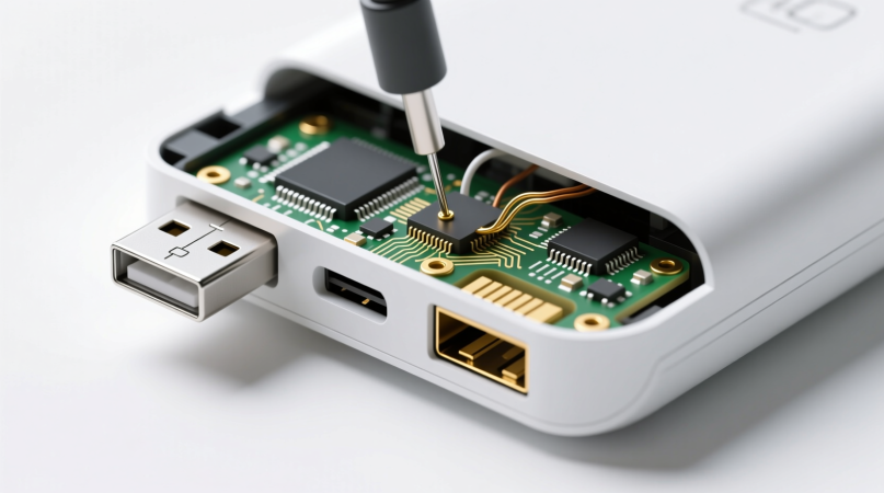 Замена портов USB в power bank