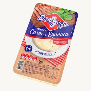 8712 | Ravioles Don Yeyo Espinaca Y Carne X 500 Grs