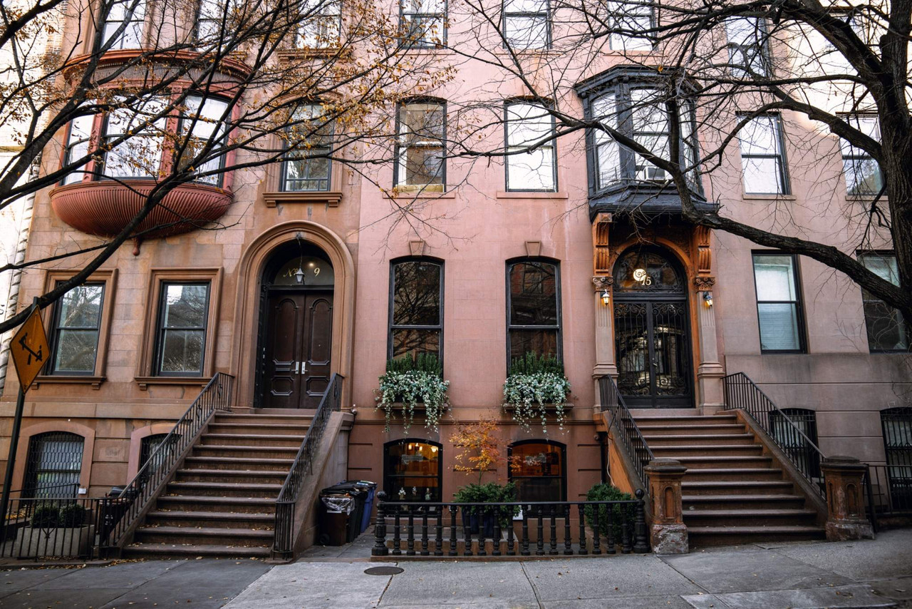 Historic New York townhouse exterior