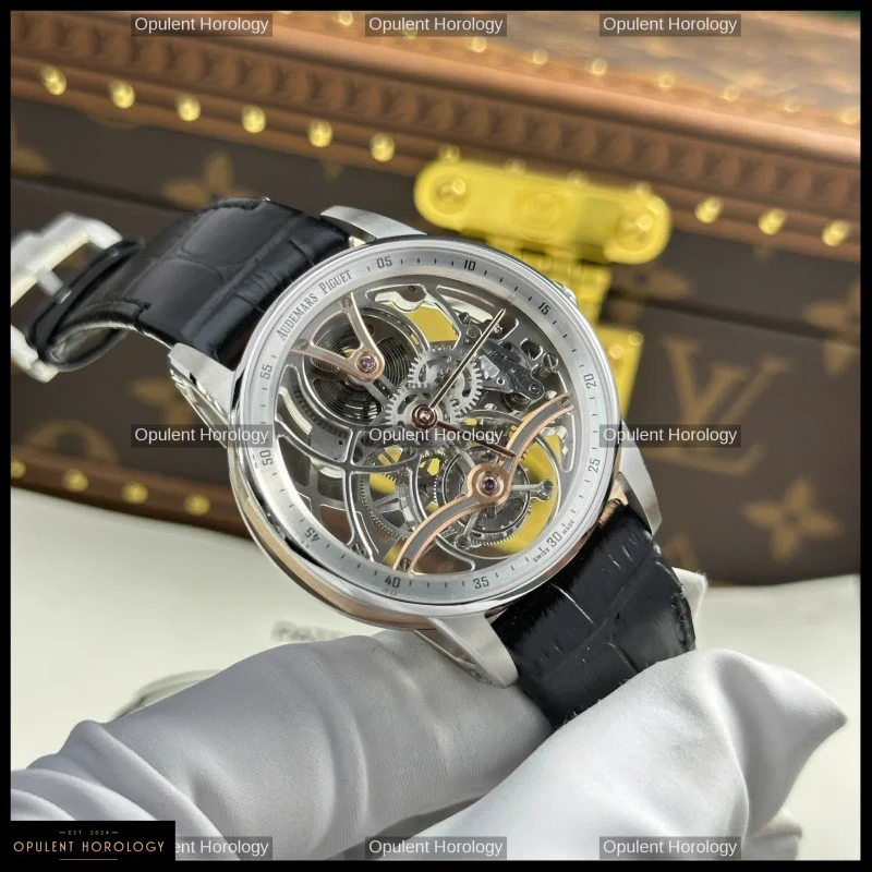 Audemars Piguet 26600 Tourbillon Openworked Black 41mm - Super Clone