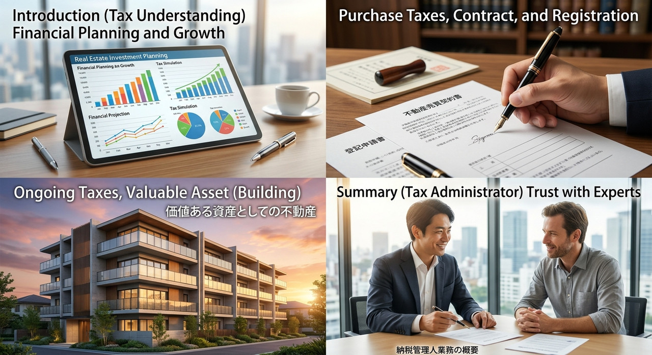 Navigating Japan Real Estate: Essential Tax Implications
日本の不動産投資:購入と維持にかかる「税金」の基本