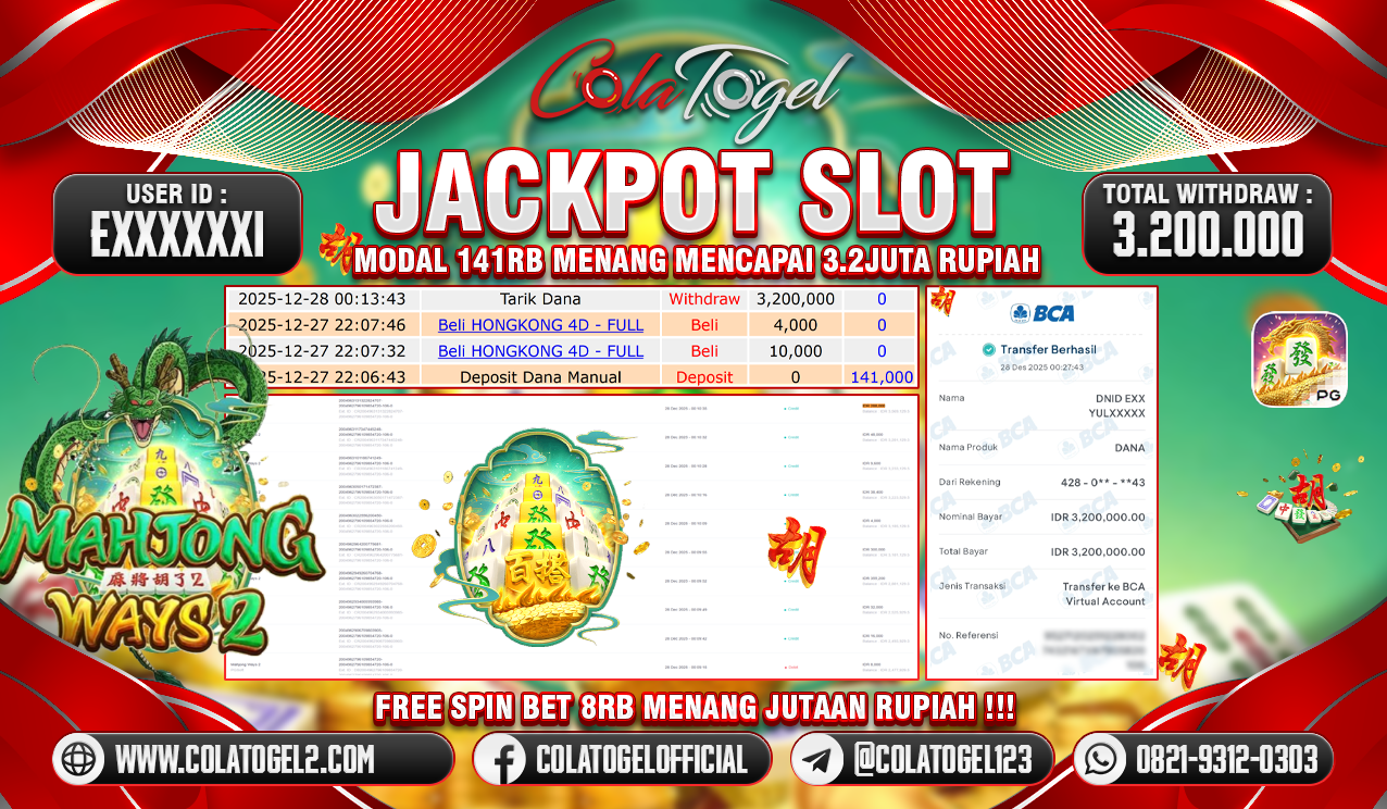 JACKPOT SLOT GACOR!!