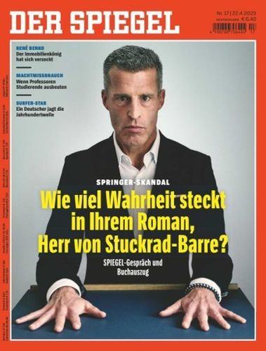 Cover: Der Spiegel Nachrichtenmagazin No 17 vom 22  April 2023