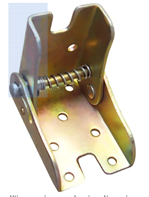 Cerniera autobloccante 90°