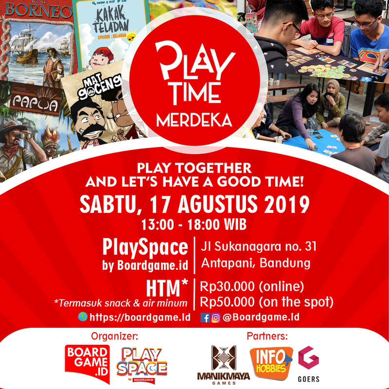 Poster Agustusan PlayTime Merdeka