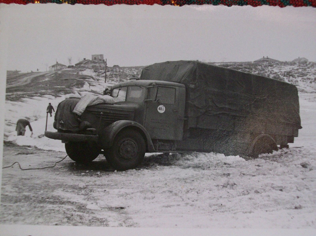 LKW Büssing NAG 500 S des Heeres bei Tarnopol