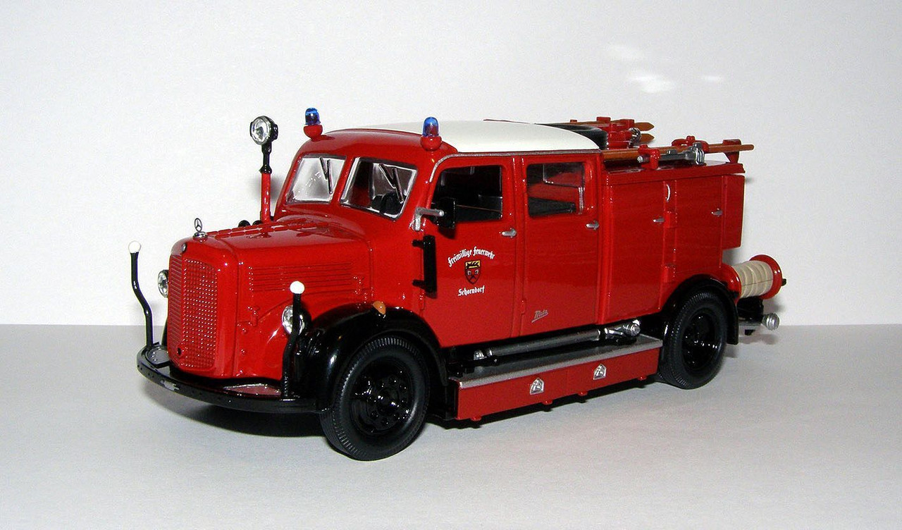 1950 Mercedes-Benz LF 3500 (Typ 311) Metz TLF-15 (Yat Ming #43013) 1