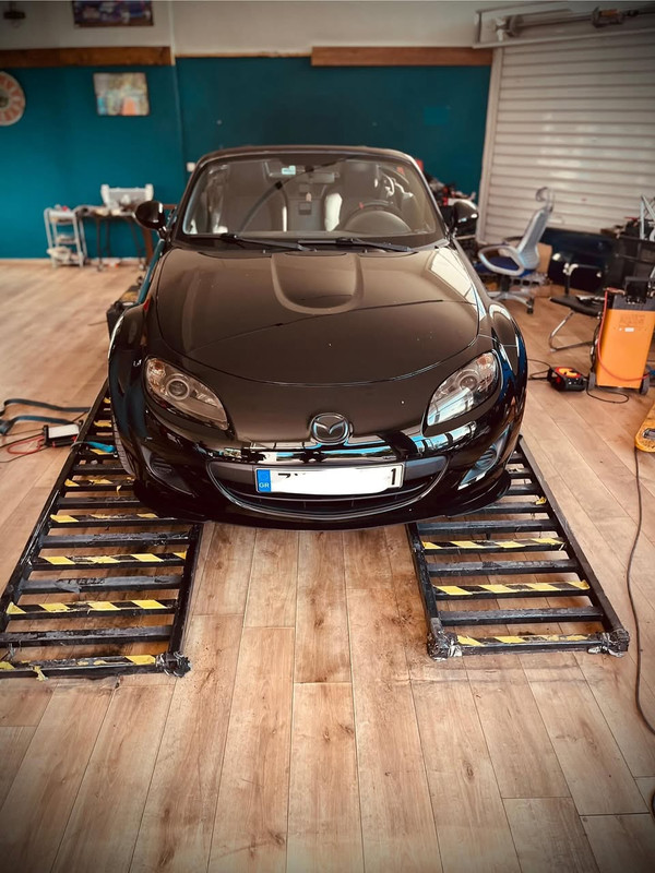 Mazda MX-5 NC2 1.8 Stage 1 tuning DMS dyno