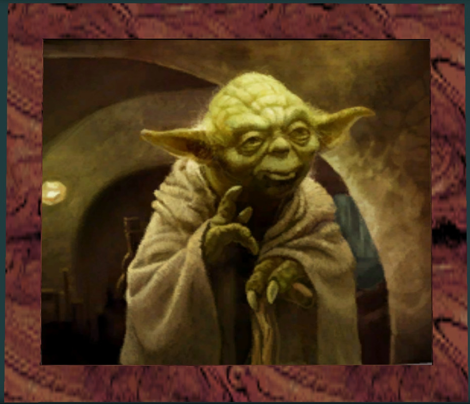 Jedi Master Yoda Painting