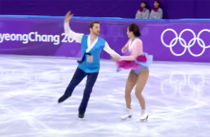 ice dancing