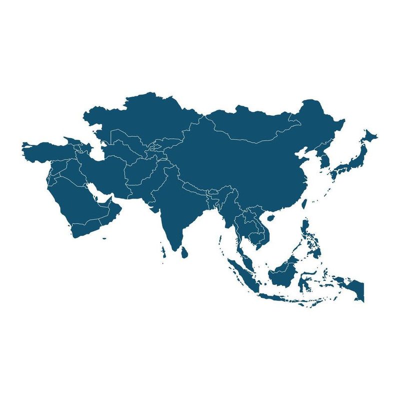 Asia térkép