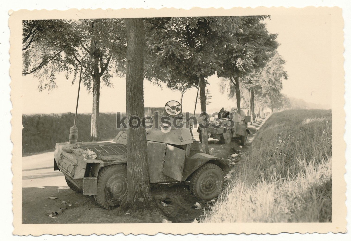 Foto französische Panhard Panzerwagen Wehrmacht 