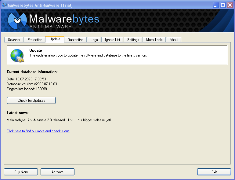 Malwarebytes Anti-Malware Now Supports Windows 10
