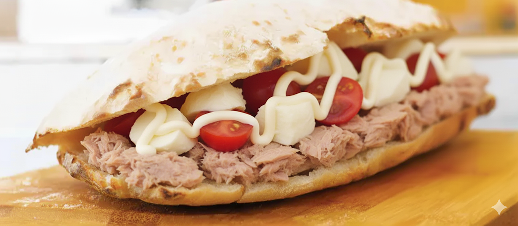 Paposcia tonno mozzarella