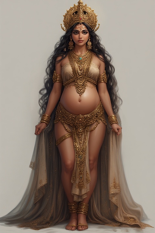 naked-goddess-parvati-pregnant-24
