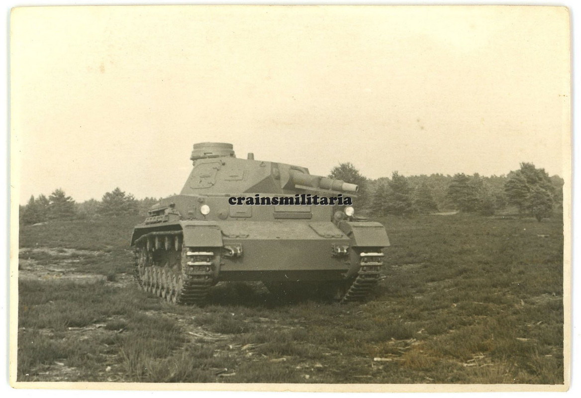 Orig. Foto Panzer IV Tank bei Manöver (1)