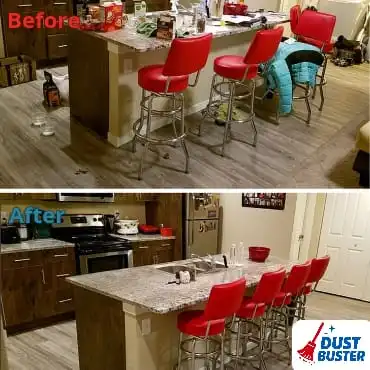 Before and after cleaning 6