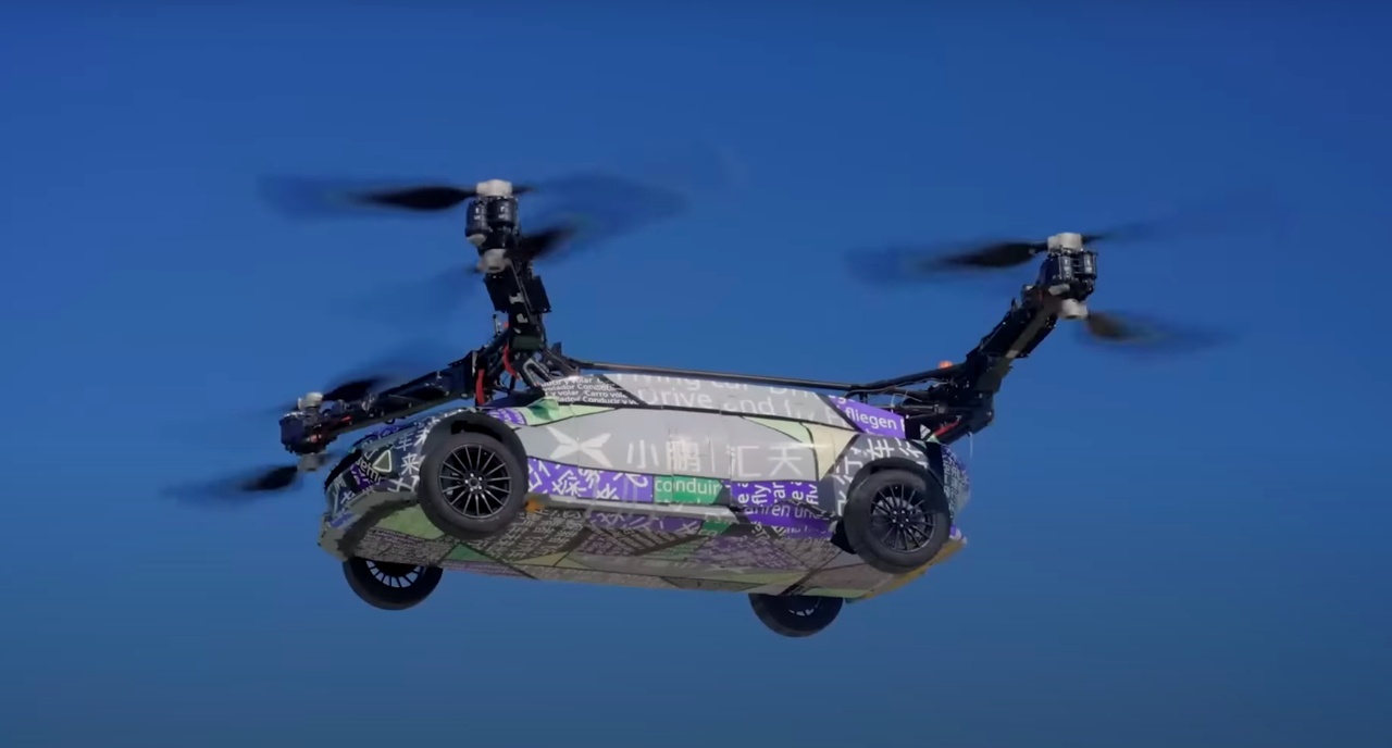 Flying electric car