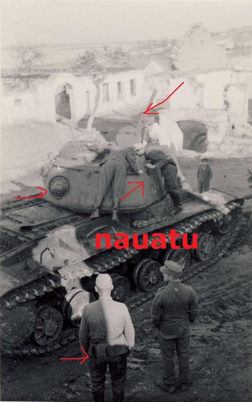 Foto shwere Panzer zerstört