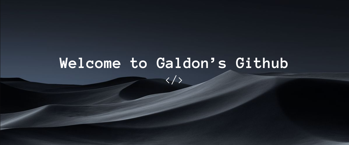 Welcome to Galdon s Github (1)
