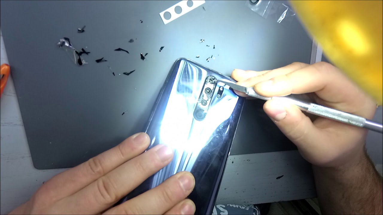 Замена стекла камеры Xiaomi