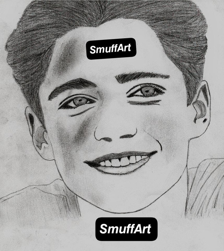 Portrait of a smiley boy face