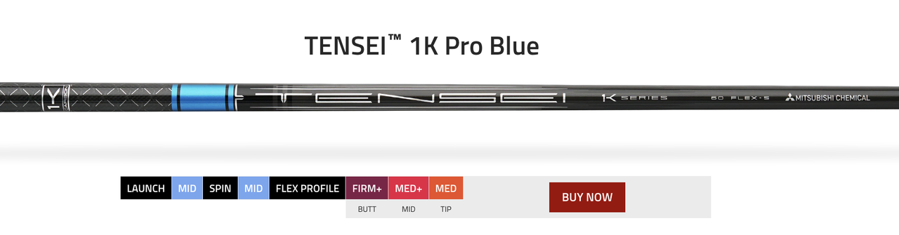 NEW Mitsubishi Tensei 1K Pro BLUE Driver Shafts - Built for You