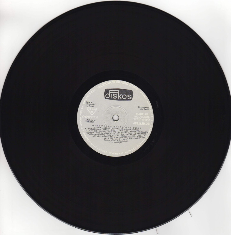 Ljuba Alicic 1981 lp - A 19.06.1981_Diskos LPD 9