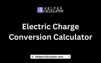 Electric Charge Conversion Calculator