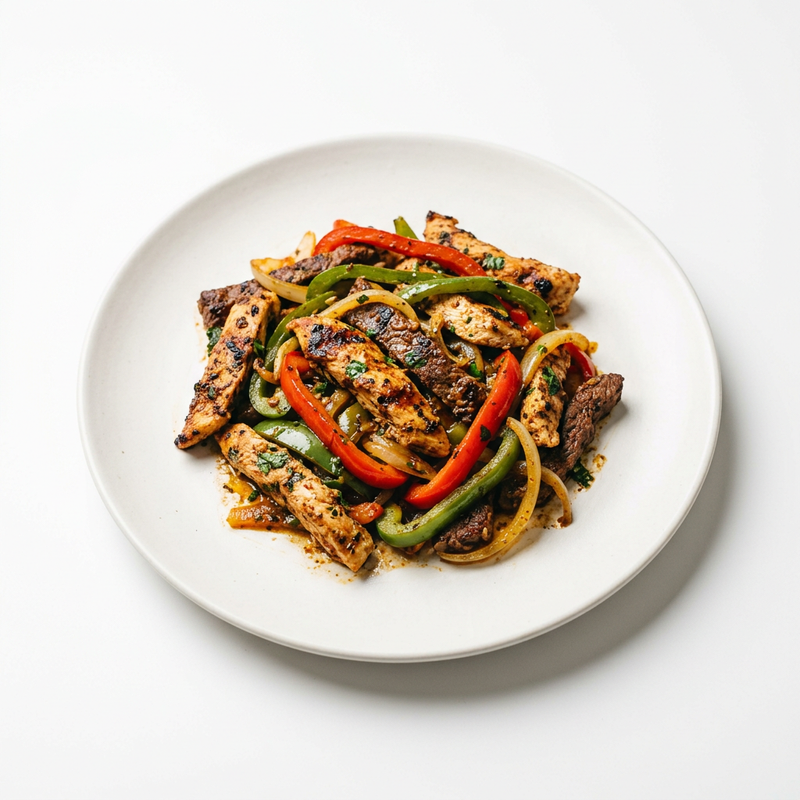 Fajitas De Pollo O Ternera