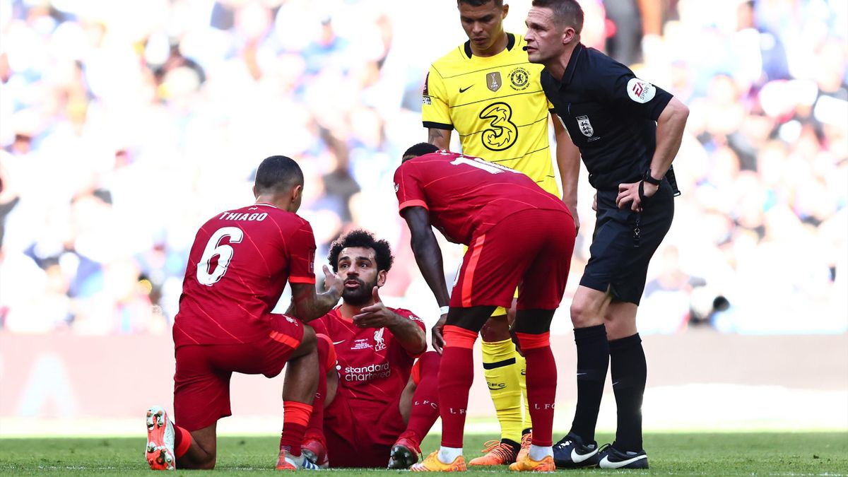 Liverpool FC: Mohamed Salah se lesiona en la Final de la FA Cup