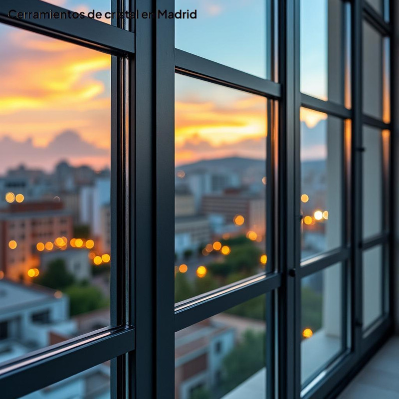 cerramientos con cortinas de cristal